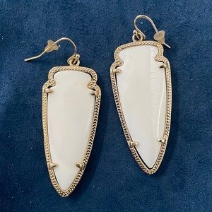 Kendra Scott Skylar Earring Gold / White Mother of Pearl